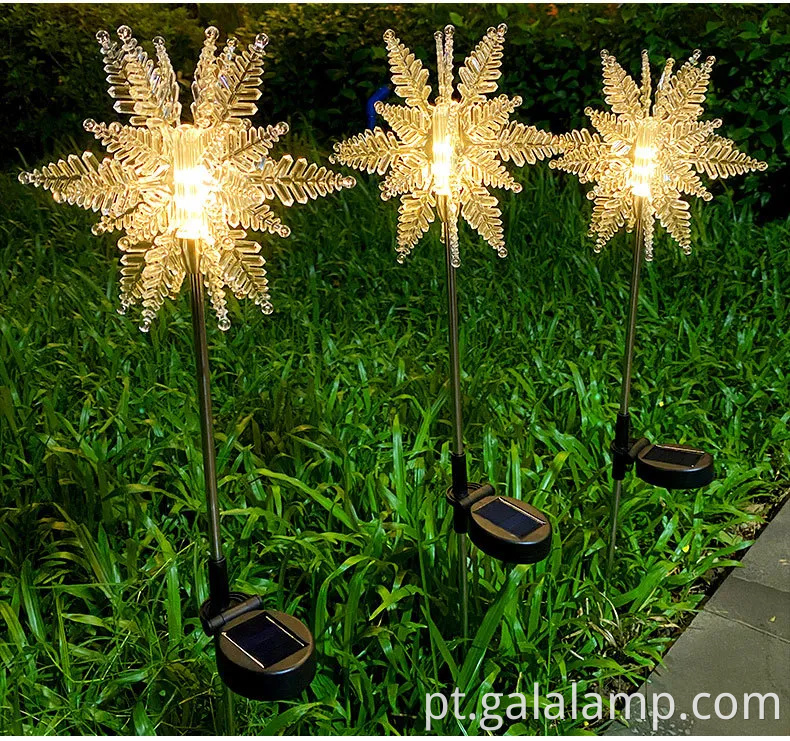 Luzes de festivais de LED montes de energia solar vibrantes para jardins ao ar livre